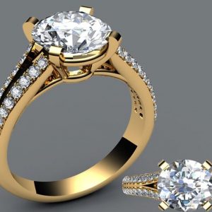 Francois Jeweller Engagement Ring in Gold