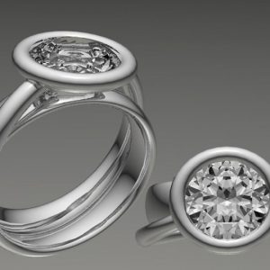 Intrigued custom designed ring