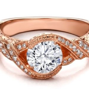 Rose Gold Engagement Ring Custom designed