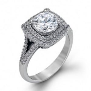 Diamond manufactured jeweller designed ring
