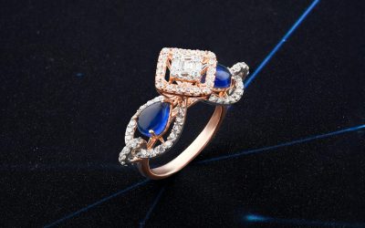 FIFTH WEDDING ANNIVERSARIES MARRY SAPPHIRES WITH SILVER